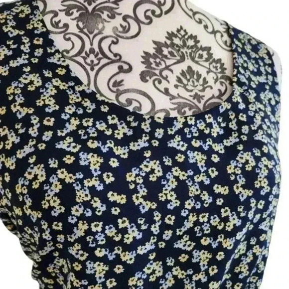 Forest Lily Romper Whimsigoth Fairy Grunge Womens 8 Y2K 90s Style Ditsy Floral - Picture 6 of 11